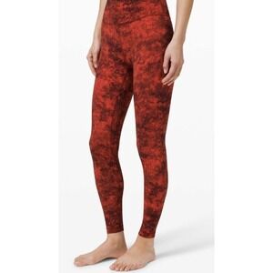 Lululemon Align Pant 28" *Lunar New Year Intricate Oasis Multi Size 4 Gold Logo